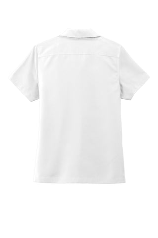 Port Authority Ladies Short Sleeve Performance Staff Shirt (White)