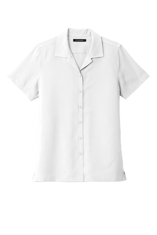 Port Authority Ladies Short Sleeve Performance Staff Shirt (White)