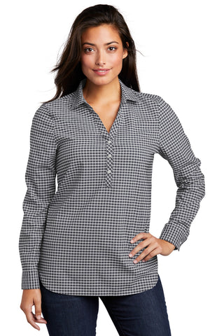 Port Authority Ladies City Stretch Tunic (Graphite/ White)