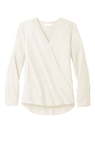 Port Authority Ladies Wrap Blouse (Ivory Chiffon)