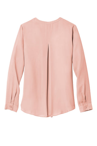 Port Authority Ladies Wrap Blouse (Rose Quartz)