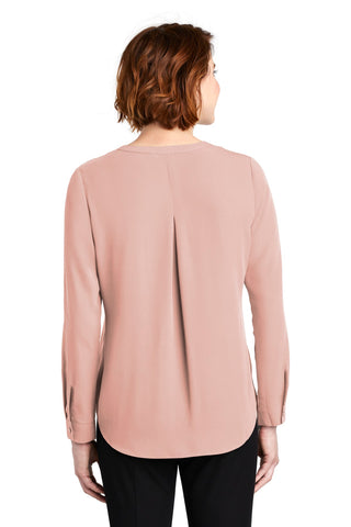 Port Authority Ladies Wrap Blouse (Rose Quartz)