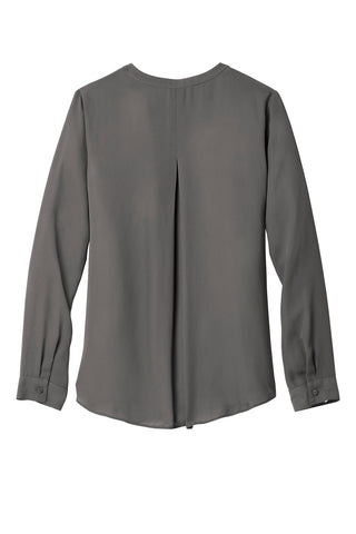 Port Authority Ladies Wrap Blouse (Sterling Grey)