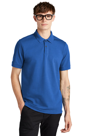 Mercer+Mettle Stretch Heavyweight Pique Polo (Blue Note)