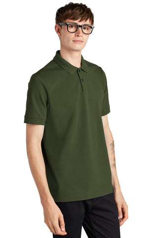 Mercer+Mettle Stretch Heavyweight Pique Polo (Townsend Green)