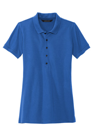 Mercer+Mettle Women's Stretch Heavyweight Pique Polo (Blue Note)