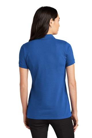 Mercer+Mettle Women's Stretch Heavyweight Pique Polo (Blue Note)