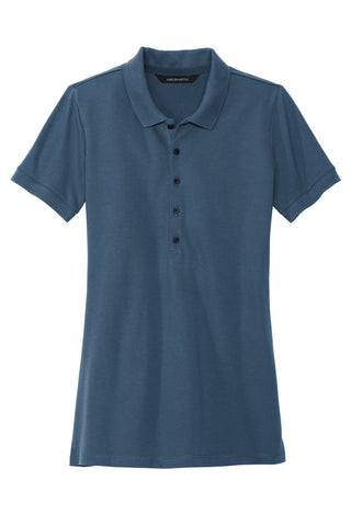 Mercer+Mettle Women's Stretch Heavyweight Pique Polo (Insignia Blue)