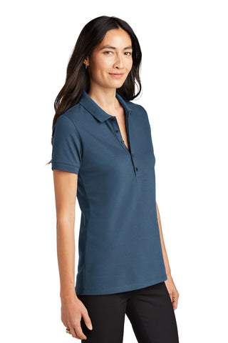 Mercer+Mettle Women's Stretch Heavyweight Pique Polo (Insignia Blue)