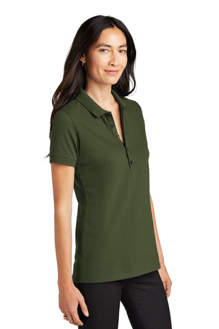 Mercer+Mettle Women's Stretch Heavyweight Pique Polo (Townsend Green)