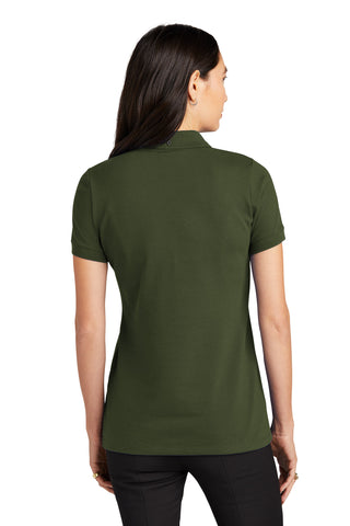 Mercer+Mettle Women's Stretch Heavyweight Pique Polo (Townsend Green)