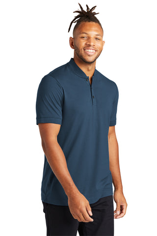 Mercer+Mettle Stretch Pique Henley (Insignia Blue)