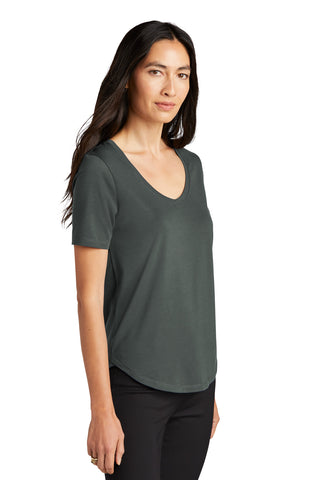 Mercer+Mettle Women's Stretch Jersey Relaxed Scoop (Anchor Grey)