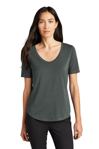 Mercer+Mettle Women's Stretch Jersey Relaxed Scoop (Anchor Grey)