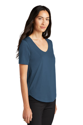 Mercer+Mettle Women's Stretch Jersey Relaxed Scoop (Insignia Blue)