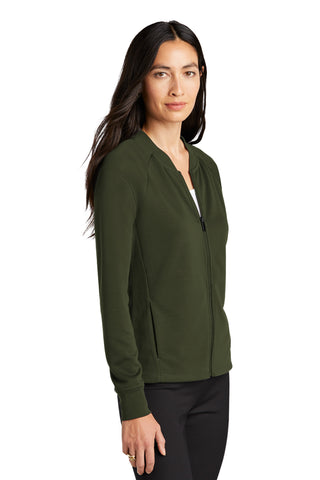 Mercer+Mettle Women's Double-Knit Bomber (Townsend Green)