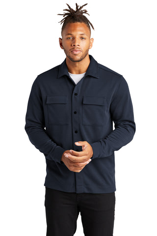 Mercer+Mettle Double-Knit Snap Front Jacket (Night Navy)