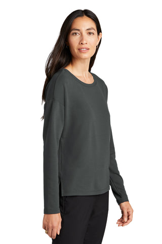 Mercer+Mettle Women's Stretch Drop Shoulder Pullover (Anchor Grey)