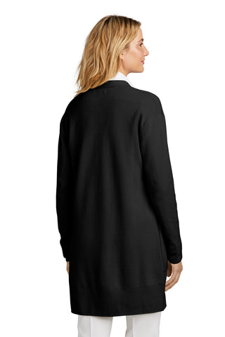 Mercer+Mettle Women's Open-Front Cardigan Sweater (Deep Black)