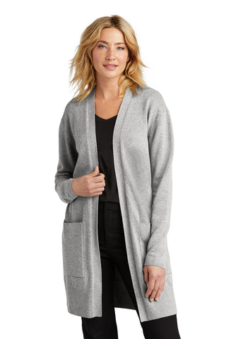 Mercer+Mettle Women's Open-Front Cardigan Sweater (Gusty Grey Heather)