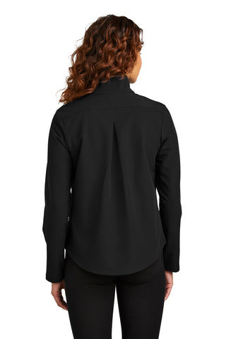 Mercer+Mettle Women's Stretch Soft Shell Jacket (Deep Black)