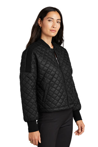 Mercer+Mettle Women's Boxy Quilted Jacket (Deep Black)