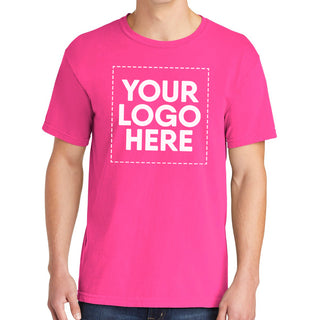 COMFORT COLORS Heavyweight Ring Spun Tee (Neon Pink)