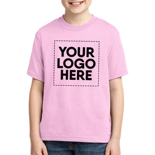 Jerzees Youth Dri-Power 50/50 Cotton/Poly T-Shirt (Classic Pink)