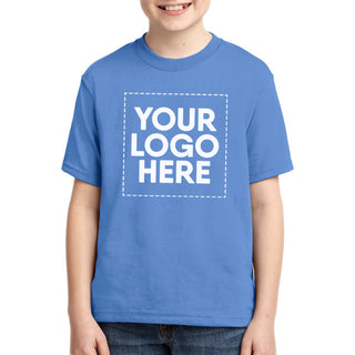 Jerzees Youth Dri-Power 50/50 Cotton/Poly T-Shirt (Columbia Blue)