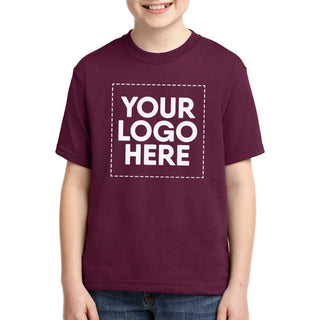 Jerzees Youth Dri-Power 50/50 Cotton/Poly T-Shirt (Maroon)