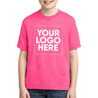 Jerzees Youth Dri-Power 50/50 Cotton/Poly T-Shirt (Neon Pink)