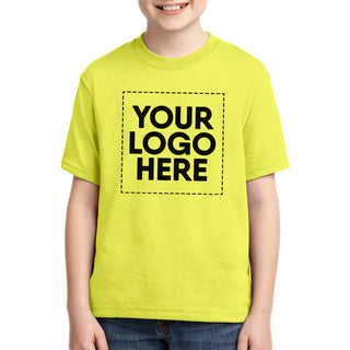 Jerzees Youth Dri-Power 50/50 Cotton/Poly T-Shirt (Neon Yellow)