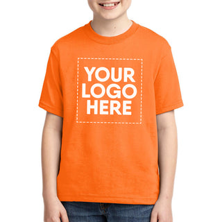 Jerzees Youth Dri-Power 50/50 Cotton/Poly T-Shirt (Safety Orange)