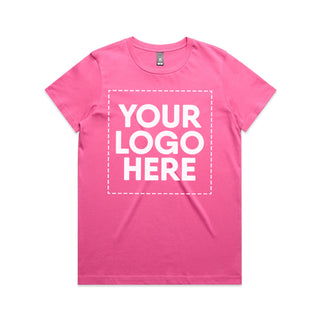 AS Colour Womens Maple Tee (Charity Pink)