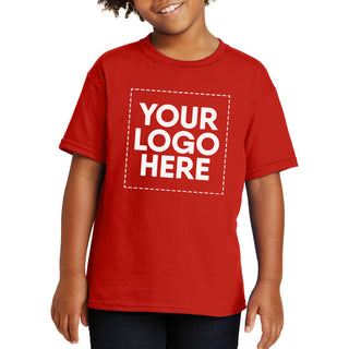 Gildan Youth Heavy Cotton 100% Cotton T-Shirt (Red)