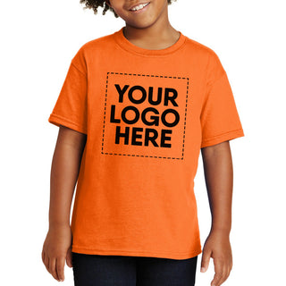 Gildan Youth Heavy Cotton 100% Cotton T-Shirt (S. Orange)