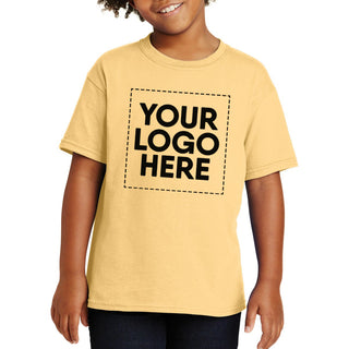 Gildan Youth Heavy Cotton 100% Cotton T-Shirt (Yellow Haze)