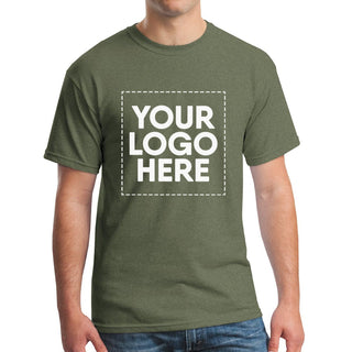 Gildan Heavy Cotton 100% Cotton T-Shirt (Heather Military Green)