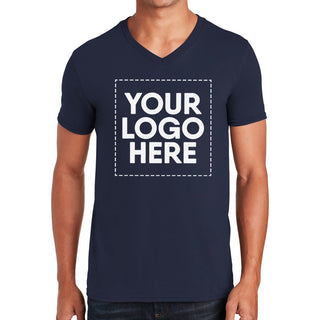 Gildan Softstyle V-Neck T-Shirt (Navy)