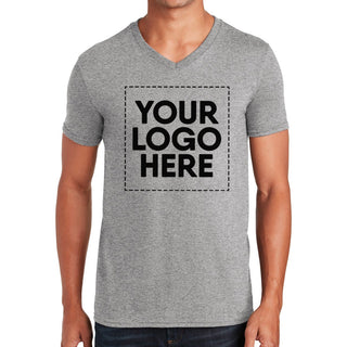 Gildan Softstyle V-Neck T-Shirt (Sport Grey)
