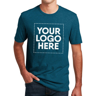 District Perfect Blend CVC Tee (Deep Turquoise Fleck)