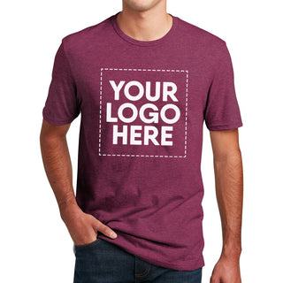 District Perfect Blend CVC Tee (Raspberry Fleck)