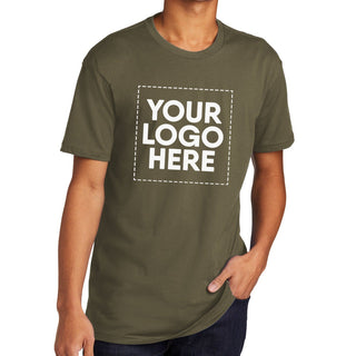 Next Level Apparel Unisex Cotton Tee (Military Green)