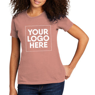 Next Level Apparel Women's Cotton Tee (Desert Pink)