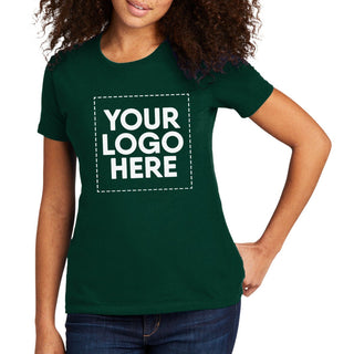 Next Level Apparel Women's Cotton Tee (Forest Green)