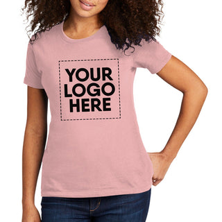 Next Level Apparel Women's Cotton Tee (Light Pink)