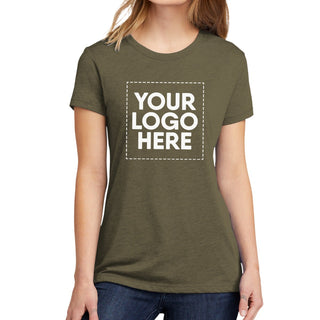 Next Level Apparel Women's CVC Tee (Military Green)