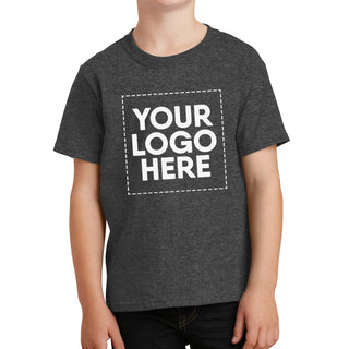 Port & Company Youth Core Cotton Tee (Dark Heather Grey)