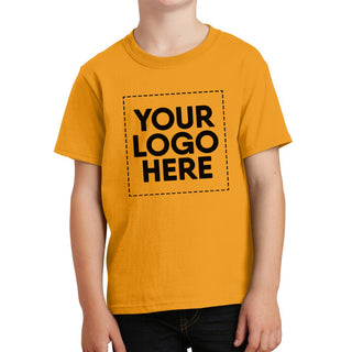 Port & Company Youth Core Cotton Tee (Gold)