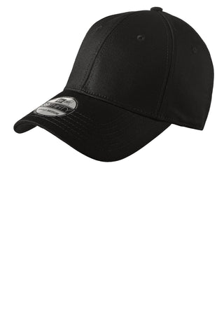 New Era Structured Stretch Cotton Cap (Black)